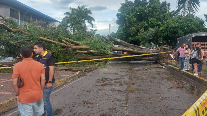 Emergencia en Ocaña por torrencial aguacero