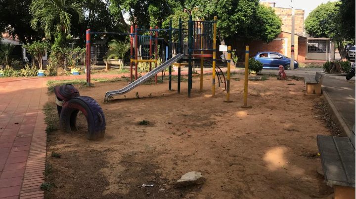 El deterioro del Parque 'de las Tabletas'