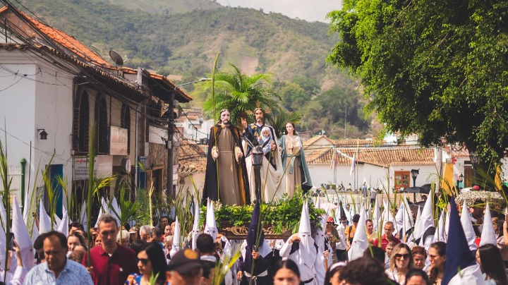 Ocaña: Miles de files se congregaron la mañana del Domingo de Ramos para darle inicio a la Semana Mayor.Foto:Cortesía