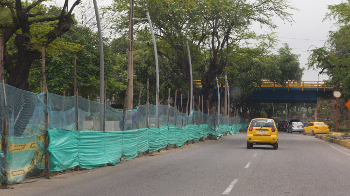 Cinco pasos peatonales serán habilitados para que las personas puedan acceder al área remodelada. 