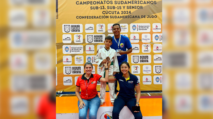  El cucuteño  Felipe Villamizar le dio la primera medalla a Norte en el suramericano.