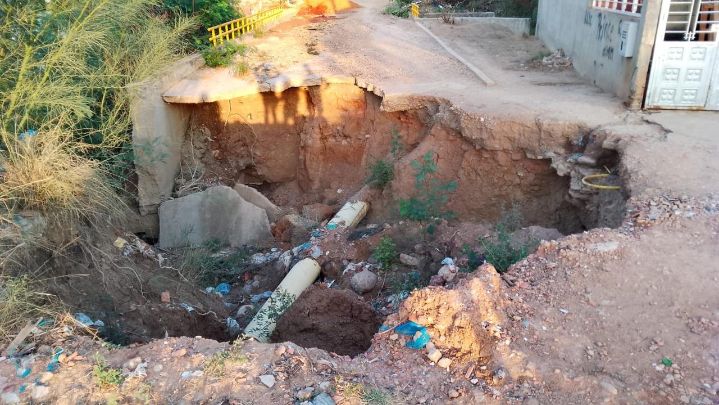 La temporada de lluvias fue el principal detonante del daño en el puente. / Foto: Cortesía.