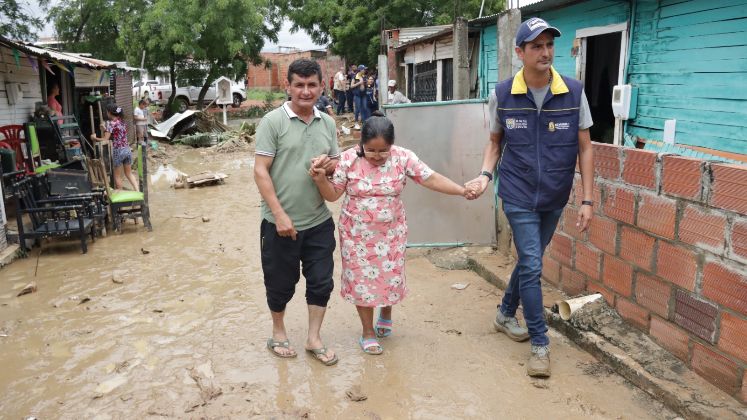 Afectados por fuertes precipitaciones