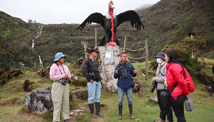 Monumento cóndor, finca Comagüeta.