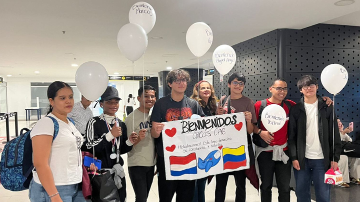 Siete estudiantes cucuteños representó a Colombia en Paraguay