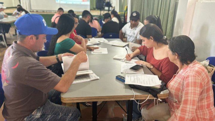 Capacitación de líderes rurales en Norte de Santander. 
