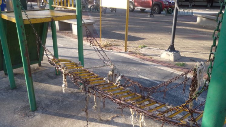 Este lugar lleva tres años en mal estado