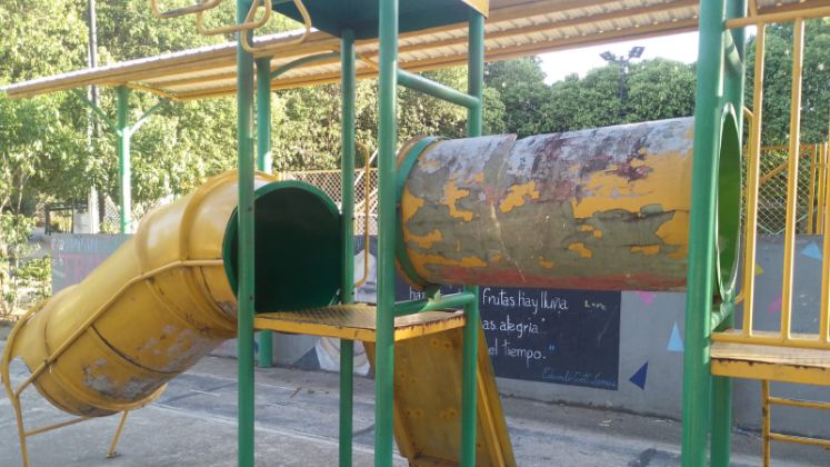 Parques se dañaron por mal uso que le daban las personas y por la falta de mantenimiento
