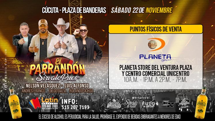 Plaza de Banderas será el punto de encuentro de más de 8.000 asistentes para disfrutar de una noche cargada de música popular, vallenato y emoción.