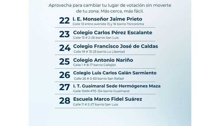 La jornada va del 27 al 30 de noviembre, con atención continua de 8:00 a.m. a 5:00 p.m.