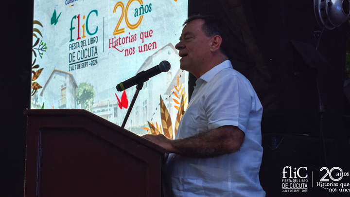 Fue el líder de la Fiesta del Libro de Cúcuta (fliC) en 21 ediciones 