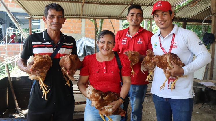 ProTierra Catatumbo es implementado por Mercy Corps desde hace tres años y financiado por la Fundación Howard G. Buffett. 