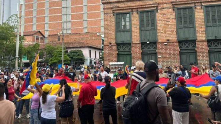Medellín también celebró la captura de Maduro