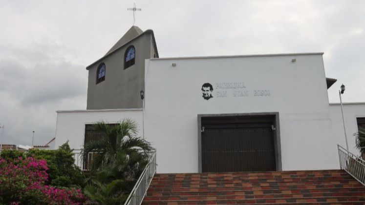 Parroquia San Juan Bosco fue construída por padres jesuitas y salesianos.