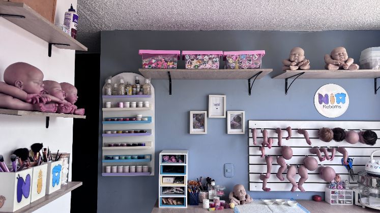 Taller de Nia Reborns. / Fotos: Cortesía 