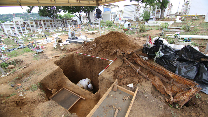 Cementerio Central de Cúcuta fue objeto de una nueva intervención forense. 