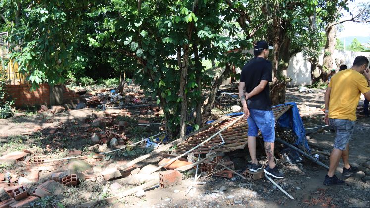 La creciente sorprendió a los habitantes en la noche del 24 de abril.
