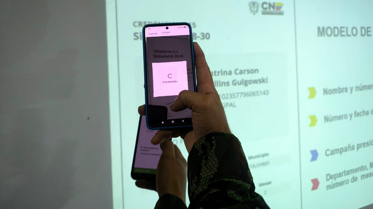 De acuerdo con el cronograma de la organización electoral, se han dispuesto cuatro jornadas de simulacro.