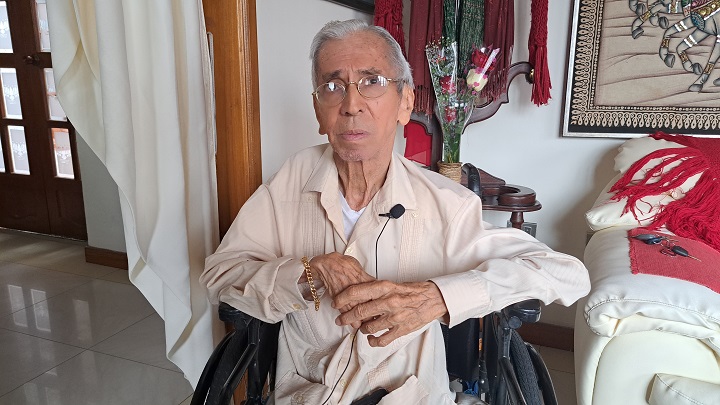 Walter Márquez, representante de Fundación El Amparo. 