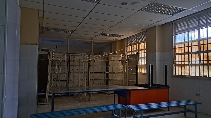  En franco deterioro se encuentra la Unidad de Pacientes Agudos del Hospital Central de San Cristóbal. 