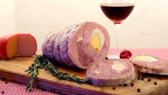 Alimentos en la cena navideña