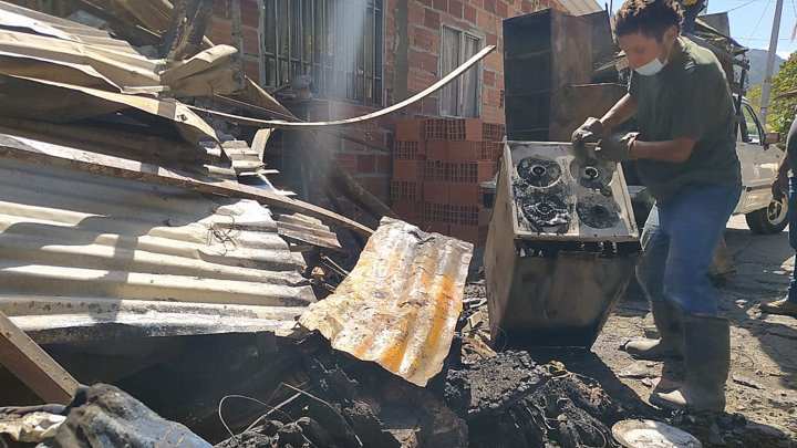 Incendio en Chinácota