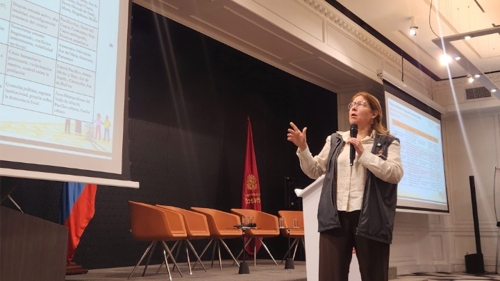 Alejandra Barrios, directora de la MOE.