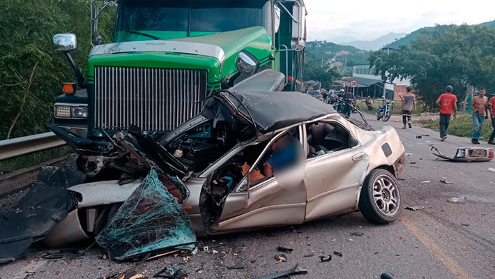 Accidente de tránsito. 