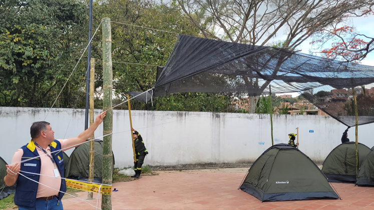 Albergue para 1.000 desplazados