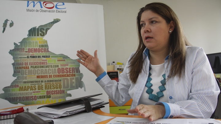 Alejandra Barrios, directora de la MOE