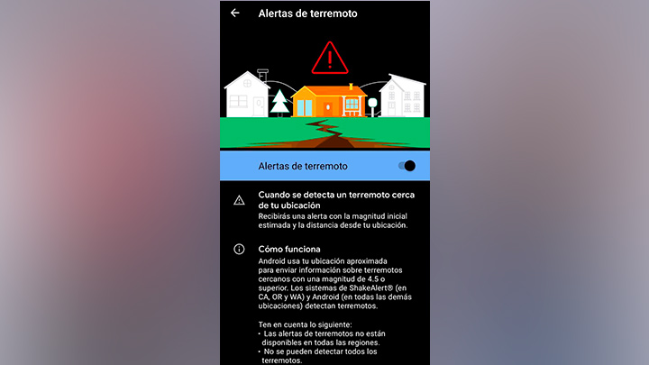 Alerta de terremoto