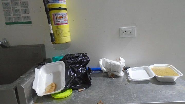 Alimentos en cárcel.