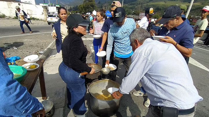 Peaje vía a Pamplona