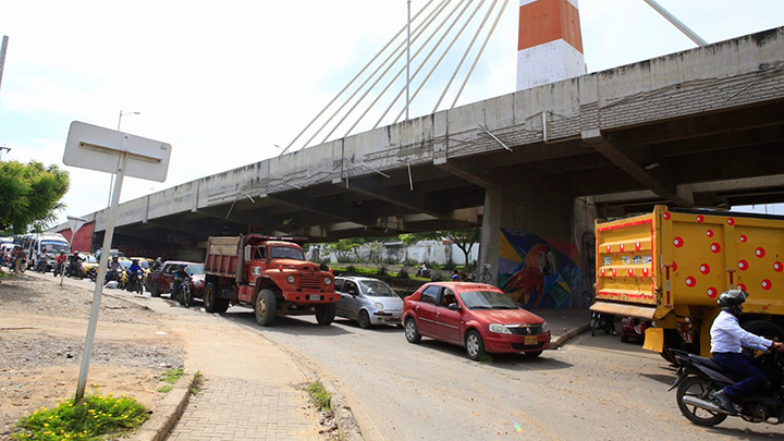Flujo Vehicular en el intercambiador vial de Atalaya