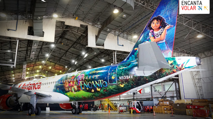 Avianca volará avión con diseño inspirado en película ‘Encanto’
