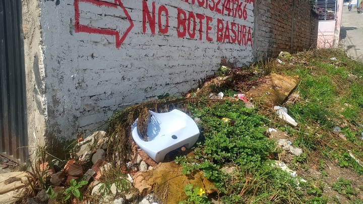 El problema de las basuras.