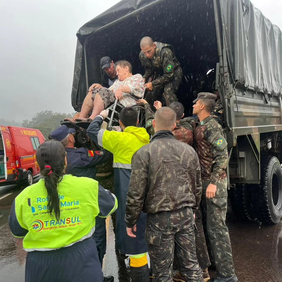 Inundaciones en Brasil 