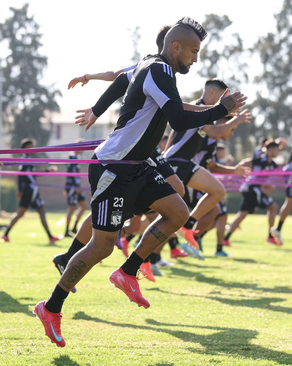 Arturo Vidal lidera al Colo Colo de Chile, escuadra que pretende realizar una destacada Copa Libertadores. Foto: Colo Colo