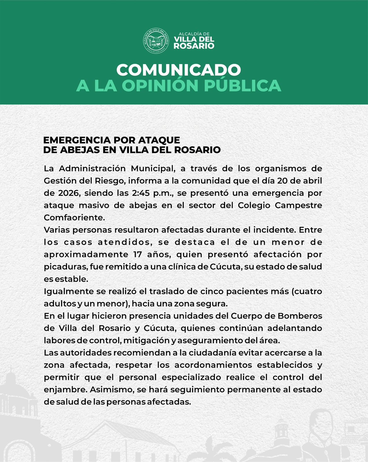 COMUNICADO 