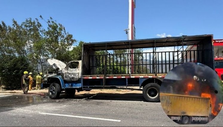 Camiones quemados