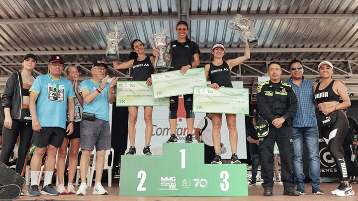 María Montoya fue la campeona en los 21k. 