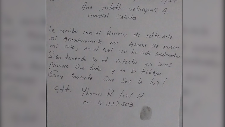 Carta de Mauricio