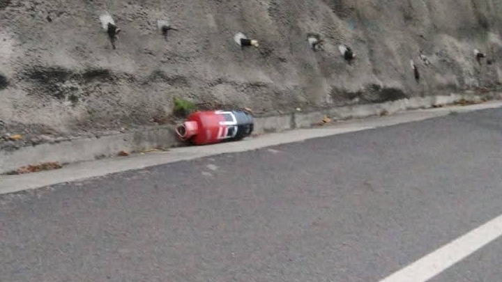 Cilindros en la vía