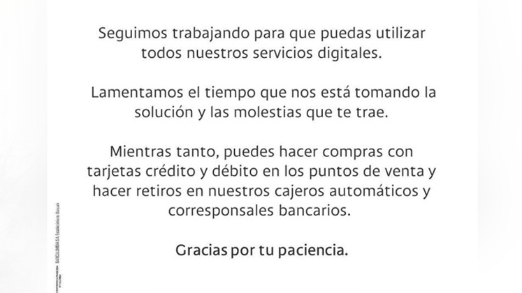 Bancolombia responde las quejas de usuarios ante caída de la app