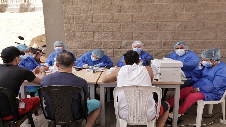 Las pruebas rápidas se aplican a todos los detenidos por igual./Foto: cortesía