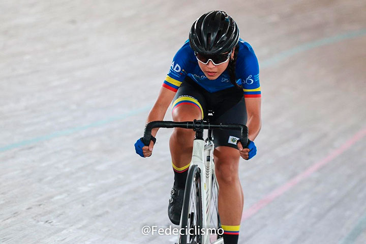 Daniela Carrero, ciclista nortesantandereana. 