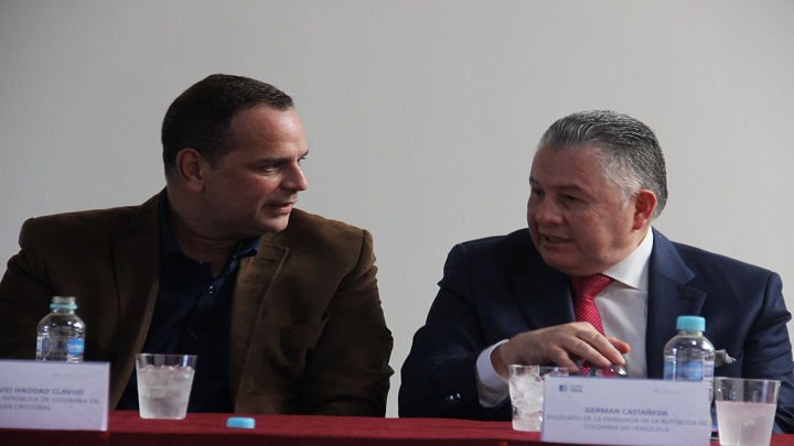 Cónsul de Colombia en San Cristóbal, trabajará de manera coordinada con la Gobernación del Táchira y alcaldía. Fotos cortesía Jhonny Parra / La Opinión 