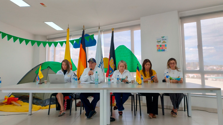 Rueda de prensa 'Campamento Regional' UNAD