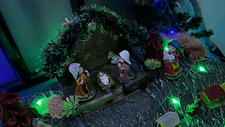 El pesebre sigue siendo uno de los símbolos más representati vos de la temporada de Navidad.