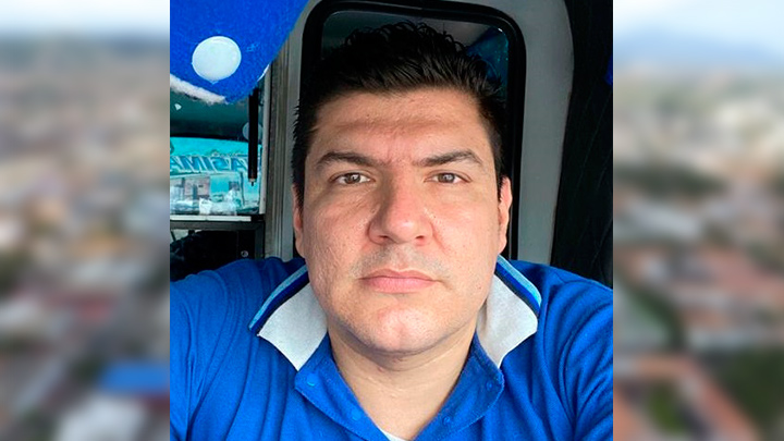 Fabián Daza, conductor de bus